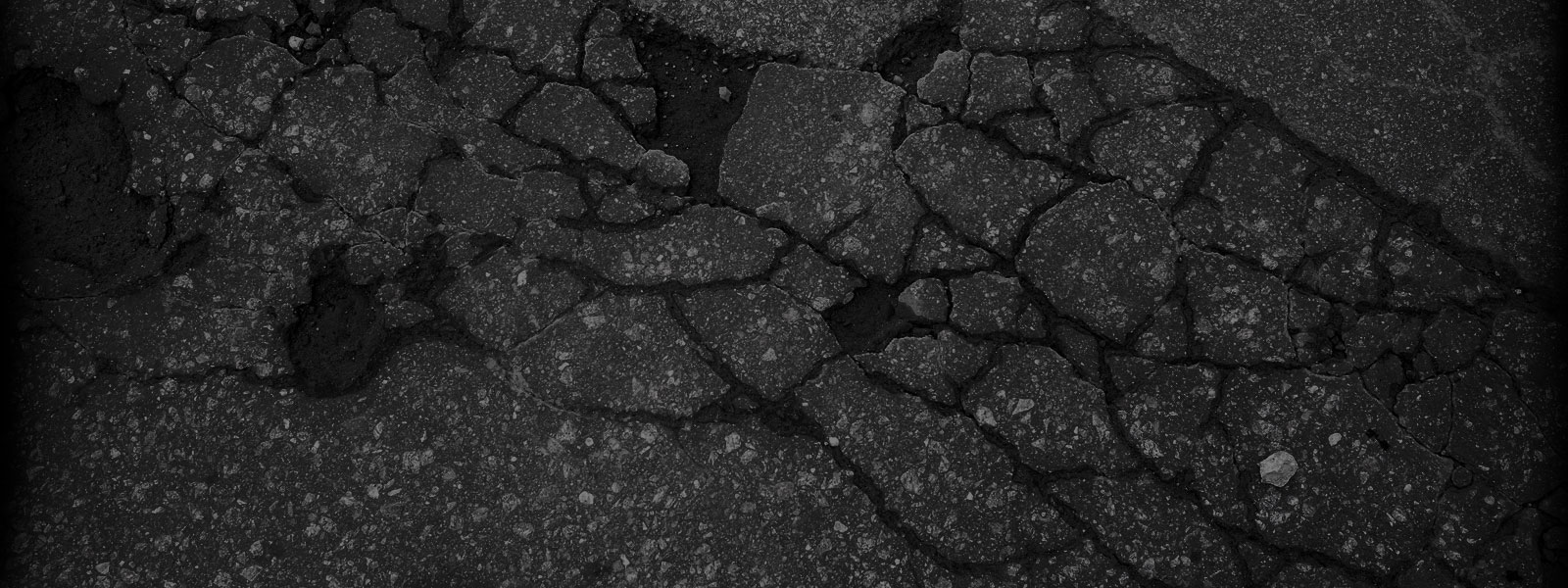 cracks in asphalt