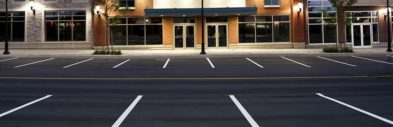 paving commercial storefront