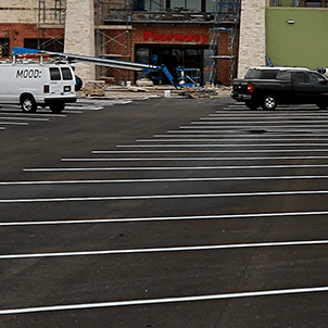 HEB parking lot paving project